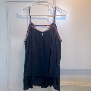 Long sleeve, cold shoulder, semi backless top